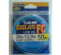 SUNLINE Siglon FC FLUOROCARBON 50.3m50m.Super Pesca Line Leader Basso Visibile