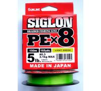 SUNLINE SIGLON PE X8 151m150m Otto Braided Fishing Line Super Altezza Forza