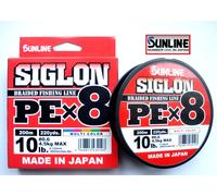 SUNLINE SIGLON PE X8 200m Braided Fishing Line Multicolor Giappone