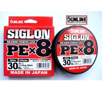 SUNLINE SIGLON PE X8 BRAID 300 MT FILO PESCA SPINNING TRECCIATO BASS TROUT MARE