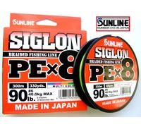 SUNLINE SIGLON PE X8 302m300m Otto Intrecciato Fishing Line Multicolor Giappone