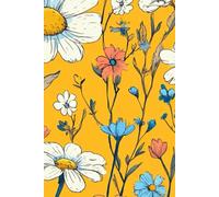 Sunlit Blooms: A Vibrant Floral Journal: 110 Pages of Cheerful Flower Patterns for Journaling, Creativity, and Mindfulness