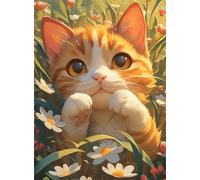 Sunlit Grass 5000 Piece Jigsaw Puzzles for Adults, Colourful, Challenging & Brainteasing Adult puzzles 5000 Pieces Cat, Fun jigsaws for The Whole Family 61x41 inch