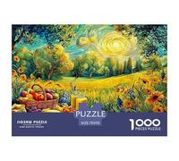 Sunlit PicnicPremium Jigsaw Puzzles for Adults A 1000-Piece (Advanced) Challenging Educational Brain Game - An Engaging And Thoughtful Gift Idea for Adults And Older Kids Age 12 Years Up to Enjoy And