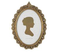 Sunlit Vintage Picture Frame 5x7 Inch, Oval Antique Photo Frames with Glass Front, Luxury Photo Display, Tabletop Wall Hanging, Gift Ideas, Bronze