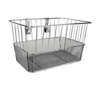 SunLite Anteriore Rete Fondo Cestino Filo Argento Fisso Hardware A Forca 14x9x9