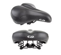 Sunlite Bicicletta Cloud-9 Cruiser Gel Plus Sospensione Sella Nero Cucito Cover