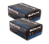 Sunlite Bicicletta Interno Tubi 2-PACK 700x18-23c Valvola Presta 60mm Road Fisse