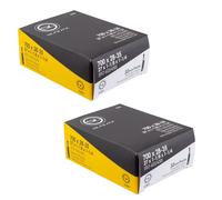 Sunlite Bicicletta Interno Tubo 2-PACK 700x28-35c Valvola Presta 32mm Road Croce