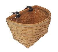 Sunlite IN Legno Classico Tessuta Cestino Con Pelle Cinghie - Naturale