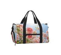 SunlitRoses - Borsa sportiva da palestra, con scomparto per scarpe, in | Borsa resistente all'acqua della palestra di sport del poliestere con il compartimento della scarpa e la manica dei bagagli