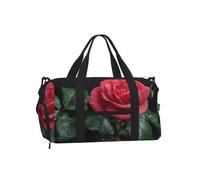 SunlitRoses - Borsa sportiva da palestra, con scomparto per scarpe, in | Borsa resistente all'acqua della palestra di sport del poliestere con il compartimento della scarpa e la manica dei bagagli
