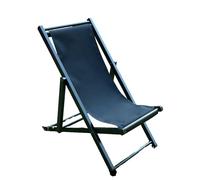 Sunlounger pieghevole spiaggia da sole sedia reclinabile regolabile per il giardino del ponte della piscina C 128 * 58cm