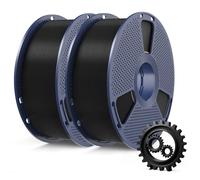 SUNLU 1KG*2 PL Filament 1.75mm, Durabilité et Résistance Accrues, Filament PLA Plus pour imprimantes 3D FDM, Bobine de 1 kg, 2 Rouleaux, Nero+Nero