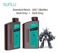 SUNLU 2KG resina Standard 405nm stampante LCD fotone polimerizzazione buona precisione superficie liscia modello a basso odore kit Garage stampa 2KG Clear