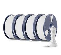 SUNLU 4KG High Speed Matte PLA Filament, Stampa 3D rapida con resistenza, Filamento PLA con finitura opaca liscia, Stampa iperveloce a 600mm/s, 4kg in Totale, 1kg per Bobina, Bianco