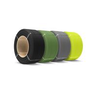 SUNLU 500G Matt PLA Refill Filamento 1.75mm, Senza Bobina PLA Filamento con Superficie Opaca, Compatibile con Bambu Lab e SUNLU 2025 Nuove Bobine, Nero/Verde Oliva/Grigio/Giallo Brillante 2KG Totale