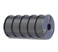 SUNLU 5KG PL Filamento, Filamento per Stampante 3D PLA Plus, Filamento PLA Plus Resistente, Bobina da 1kg, 5 Rotoli, Grigio*5