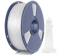 SUNLU ABS Filamento 1,75mm, ad alta Resistenza, Resistente alle alte Temperature, per Stampante 3D, Bobina da 1 kg, abs Trasparente