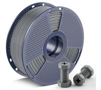 SUNLU ABS Filamento Haute Vitesse 1,75mm, Filamento di stampa 3D Rapide ABS Filament da 350 mm/s, Résistance à la Chaleur, Excellente Ténacité, Impression Rapide, Bobine de 1KG.(Grigio)