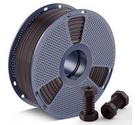 SUNLU ABS Filamento Haute Vitesse 1,75mm, Filamento di stampa 3D Rapide ABS Filament da 350 mm/s, Résistance à la Chaleur, Excellente Ténacité, Impression Rapide, Bobine de 1KG.(Nero Castagno)