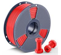 SUNLU ABS Filamento Haute Vitesse 1,75mm, Filamento di stampa 3D Rapide ABS Filament da 350 mm/s, Résistance à la Chaleur, Excellente Ténacité, Impression Rapide, Bobine de 1KG.(Rosso)