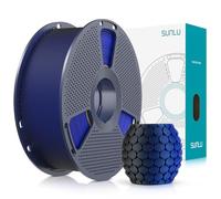 SUNLU Bicolore Filamento PLA Opaco 1.75mm, Filamento PLA per Stampanti 3D Matte con Sfumatura a 2 Colori, Precisione Dimensionale +/- 0.02mm, Filament PLA Bobina da 1kg (Nero Blu)