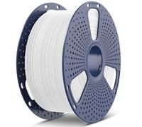 SUNLU Bobina Grande 3KG Filamento PLA Plus, Filamento PLA+ per Stampanti 3D 1.75mm ±0.02mm, Più Duro e Resistente, Bobina 3kg Bianco