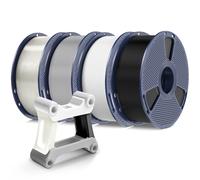 SUNLU Filamento PETG ufficiale per stampante 3D Bambu Filamento 4 rotoli 1,75 mm +/- 0,02 mm Filamento per stampa 3D Neatamente ferito FDM