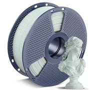 SUNLU Filamento PLA Marmo ad Alta Velocità 1.75mm, Filamento per Stampante 3D PLA ad Alta Velocità da 600 mm/s, Texture Naturale Simile al Marmo, Stampa Liscia, 1kg Ciano Chiaro Marmo