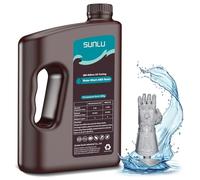 SUNLU Lavabile ad Acqua ABS 3D Stampante Resina 3KG, Combina Resistenza ABS e Facile Lavaggio, UV 405nm ad Alta Precisione, 3000G Grigio scuro
