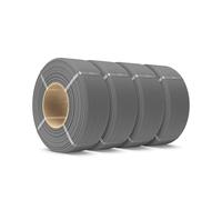 SUNLU Matt PLA Refill Filamento 1.75mm 4KG, Senza Bobina PLA Filamento Matt Grigio con Superficie Opaca, Compatibile con Bambu Lab e SUNLU 2025 Nuove Bobine, 4 Rulli 1KG/Rullo
