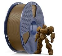SUNLU PETG Filament 1.75 mm, Durata e Flessibilità Insuperabili, Filamento per Stampante 3D ad Alta Resistenza PETG, Adatto alla Maggior Parte delle Stampanti 3D FDM, Bobina da 1kg, petg Marrone Caffè
