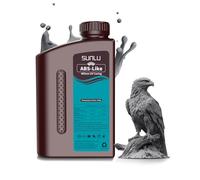 SUNLU Resina ABS-Like per Stampante 3D 1KG, Resina a Polimerizzazione Rapida UV 405nm per Stampa 3D LCD/DLP/SLA, Non Fragile & Alta Precisione, Grigio scuro 1000g