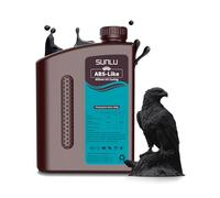 SUNLU Resina ABS-Like per stampante 3D 2KG, Resina a Polimerizzazione Rapida UV 405nm per Stampa 3D LCD/DLP/SLA, Non Fragile & Alta Precisione, Nero 2000g