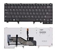 Sunmall retroilluminazione della tastiera per computer portatile Dell Latitude E5420 E6220 E6320 E6330 E6420 E6430 E6440 Series layout US nero (con puntatore stick)