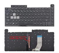 SUNMALL Tastiera di ricambio compatibile con Asus ROG G512 G531GD G531GT G531GU G531GV G531GW G532 GL531 (la retroilluminazione è a otto punti)