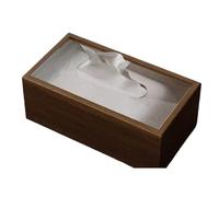 Sunmeit 1 scatola vintage in legno decorazione portatovaglioli in legno cestino portasciugamani scatola di cartone vassoio di stoccaggio in stile giapponese