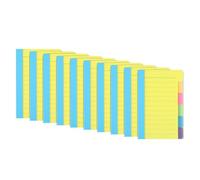 Sunmeit 10 foglietti adesivi foderati, 15,9 x 9,9 cm, resistenti, per studio, lavoro, scuola e ufficio