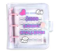 Sunmeit 1000 Savings Challenge - Mini raccoglitore con buste, per conservare il budget, per risparmiare denaro