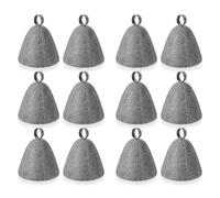 Sunmeit 12 pezzi. Cappello da Sauna, Cuffia da Bagno in Feltro, Protezione per la testa, Cappello da Sauna Assorbente per Sauna, Doccia, Bagno, Accessori per Bagno Vapore