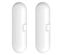 Sunmeit 2 Pcs - Scatola da viaggio per spazzolino elettrico portatile, custodia di immagazzinaggio universale per la gestione dello spazzolino da denti