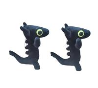 Sunmeit 2 Pezzi di Peluche Meme Ballando Senza Denti, Drago Ballare, Animali Morbidi Peluche Bambole 25 Cm, Cuscini per Sala Giochi Anime, A
