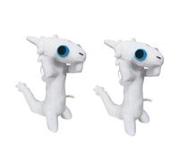 Sunmeit 2 Pezzi di Peluche Meme Ballando Senza Denti, Drago Ballare, Animali Morbidi Peluche Bambole 25 Cm, Cuscini per Sala Giochi Anime, B