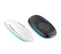 Sunmeit 2 pz Mouse Spostamento Jiggler RGB Mouse Inrilevabile Movimento Meccanico con Timer Blocco Schermo Prevenzione Amicizia Kit