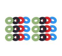 Sunmeit 24 Pezzi per Basso, Blocchi di Bloccaggio per Tracolla per Chitarra, Accessori per Chitarra In Materiale di Gomma, Lucchetto per Tracolla per Chitarra, Parti di Chitarra, Accessori