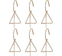 Sunmeit 6 pezzi di grucce per vasi di terracotta, per appendere vasi di fiori, appendini per piante, ganci da parete in metallo per piante da giardino, rosa