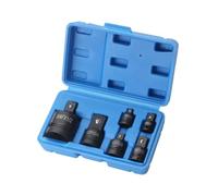 Sunmeit 6Pcs Adattatore Pneumatico Manicotto Testa 1/2 a 3/4 Scatola di Plastica Blu per Automobile Torque Prodotti Hardware Meccanici