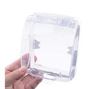 Sunmeit Campanello Copertura Impermeabile Trasparente Copertura Antipioggia Impermeabile Casella Copertura Impermeabile Pulsante Adatto Esterno Copertura Impermeabile