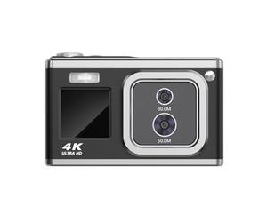 Sunmeit Fotocamera digitale con messa a fuoco automatica da 2,88 pollici 4K 50MP Videocamera con zoom ottico fotocamera fotografica fotografica regali per studenti-nero